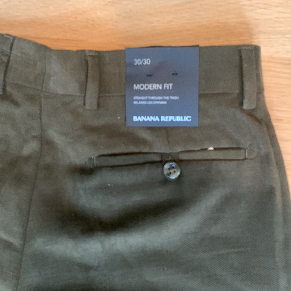 BANANA REPUBLIC Men’s Modern Fit Brown Pant Size 30/30 - Picture 3 of 7